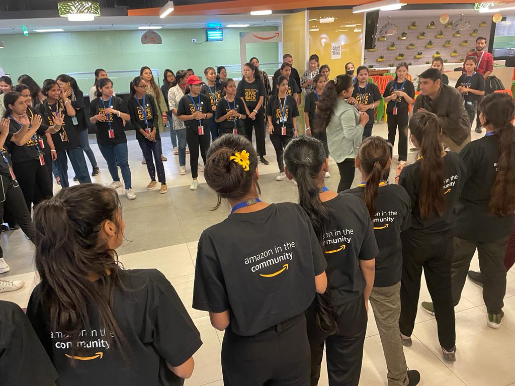 Self Defence workshop organized for ETASHA beneficaires at Amazon